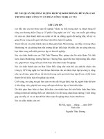 QUẢN TRỊ CHẤT LƯỢNG DỊCH vụ KHÁCH HÀNG để NÂNG CAO THƯƠNG HIỆU CÔNG TY cổ PHẦN CÔNG NGHỆ AN VUI 