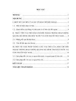 TIEU LUAN CAO học  BAO CHI DOI NGOAI  VAI TRÒ báo CHÍ đối NGOẠI TRONG QUẢNG bá HÌNH ẢNH đất nước – CON NGƯỜI VIỆT NAM