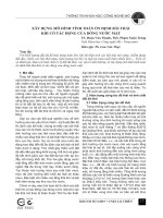 Xây dựng mô hình tính toán ổn định bãi thải khi có tác động của dòng nước mặt