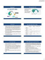 Bài giảng Xác suất thống kê: Chương 5 - Nguyễn Văn Tiến (2019)