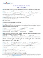 TS247 DT de thi thu thpt quoc gia mon vat li nam 2019 de 22 co video chua  18806 1554439109 