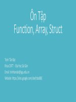 Bài giảng Kỹ thuật lập trình: Ôn tập - Trịnh Tấn Đạt