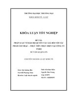 PHÁP LUẬT về bảo hộ QUYỀN tác GIẢ đối với tác PHẨM âm NHẠC – THỰC TIỄN THỰC HIỆN tại CÔNG TY TNHH  
