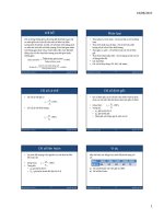 Bài giảng Toán cao cấp 1: Chương 1b - Nguyễn Văn Tiến (2017)