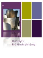 Bài giảng Kiến trúc máy tính: Chương 6 - ThS. Nguyễn Thị Phương Thảo