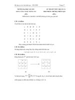 Đề thi kết thúc môn học kỳ học phần Trí tuệ nhân tạo (Đề số 2)