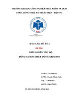 Điều khiển tốc độ Encoder dùng Arduino