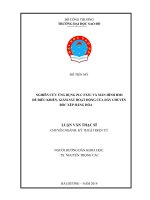 NGHIÊN CỨU ỨNG DỤNG PLC FX3U VÀ MÀN HÌNH HMI ĐỂ ĐIỀU KHIỂN, GIÁM SÁT HOẠT ĐỘNG CỦA DÂY CHUYỀN BỐC XẾP HÀNG HÓA