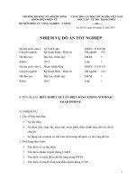 Đồ án tốt nghiệp kỹ thuật điện tử truyền thông điều khiển xe lăn điện bằng giọng nói hoặc smartphone 