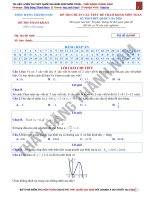 hướng dẫn giải đề thi chuẩn cấu trúc đề thi tham khảo môn toán