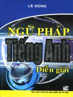 Ngữ pháp tiếng anh diễn giải   lê dũng