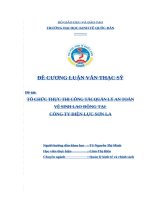 Quản lý an toàn vệ sinh lao động tại Công ty Điện lực Sơn La