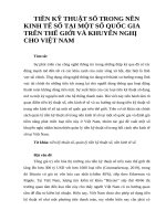 TIỀN KỸ THUẬT SỐ TRONG NỀN KINH TẾ SỐ TẠI MỘT SỐ QUỐC GIA TRÊN THẾ GIỚI VÀ KHUYẾN NGHỊ CHO VIỆT NAM