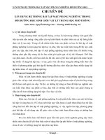 CHUYÊN ĐỀ XÂY DỰNG HỆ THỐNG BÀI TẬP MẶT PHẲNG NGHIÊNG TRONG BỒI DƯỠNG HỌC SINH GIỎI VẬT LÝ TRUNG HỌC PHỔ THÔNG