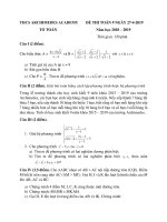 TOÁN 9 đề và đa THCS ARCHIMEDES ACADEMY 2018 2019 (1) (1) 