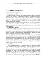 SKKN how to arouse students’ interest in learning english 