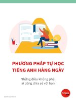 Hướng dẫn tự học tiếng anh hàng ngày