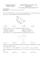 146  đề thi thử THPT QG 2019   toán   chuyên lam sơn   thanh hóa   lần 3   có lời giải 