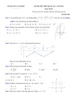 154  đề thi thử THPT QG 2019   toán   sở GD đt cao bằng    có lời giải 