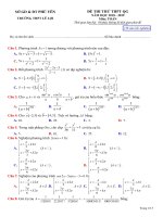 143  đề thi thử THPT QG 2019   toán   THPT lê lợi   phú yên   có lời giải 