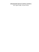 Kế hoạch giáo dục tháng 10 lứa tuổi Mẫu giáo lớn