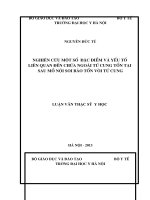 NGHIÊN cứu một số  đặc điểm và yếu tố LIÊN QUAN đến CHửA NGOàI tử CUNG tồn tại SAU mổ nội SOI bảo tồn vòi tử CUNG 