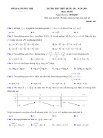 150  đề thi thử THPT QG 2019   toán   sở GD đt phú thọ    có lời giải 