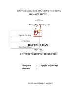 KỸ THUẬT PHÁT THANH TRUYỀN HÌNH 