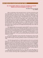 Dự án hệ thống định vị, giám sát an ninh các nguồn phóng xạ sử dụng di động ở Việt Nam