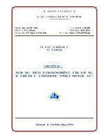 ứng dụng ảnh viễn thám nghiên cứu biến động đất đô thị của thành phố vinh, tỉnh nghệ an 