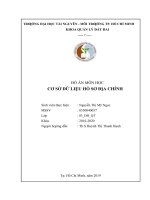 Xây dựng cơ sở dữ liệu hồ sơ địa chính cho tờ bản đồ 8, phường 16, quận gò vấp, thành phố hồ chí minh 