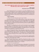 Hoạt động hợp tác quốc tế về an toàn, an ninh và không phổ biến hạt nhân trong quý I/2015