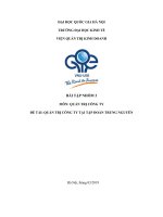 quản trị công ty tại tập đoàn trung nguyên 