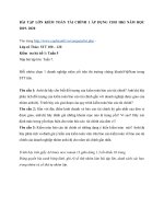 BÀI tập lớn KIỂM TOÁN tài CHÍNH 1 HK1 2019 2020 