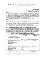 Một số hạn chế trong sử dụng công cụ đánh giá tác động môi trường trong quản lý môi trường tại cảng biển Việt Nam