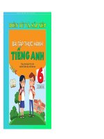 Bài tập điền từ và sắp xếp Tiếng Anh Lớp 6