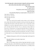 Yếu tố chất lượng dịch vụ khám chữa bệnh tác động đến sự hài lòng của bệnh nhân tại Khoa Khám bệnh, Bệnh viện Hữu nghị Việt Đức