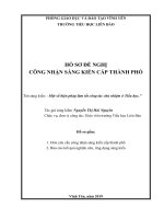 SKKN một số biện pháp làm tốt công tác chủ nhiệm ở tiểu học 