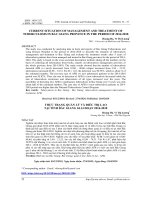 Current situation of management and treatment of tuberculosis in Bac Giang province in the period of 2014-2018