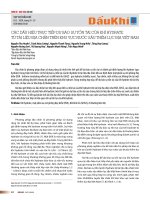 Các dấu hiệu trực tiếp dự báo sự tồn tại của khí hydrate từ tài liệu địa chấn trên khu vực nước sâu thềm lục địa Việt Nam