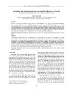 Mô phỏng đặc tính động lực học của một hệ thống servo khí nén