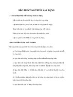 Bảo trì công trình xây dựng