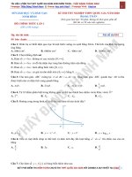 đề thi thử lần 1   sở GD đt tỉnh ninh bình FULL GIẢI CHI TIẾT
