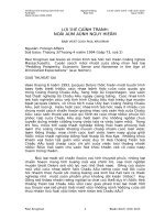 Lợi thế cạnh tranh, nỗi ám ảnh nguy hiểm