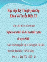 slide thuyết trình đồ án nghiên cứu thiết kế chế tạo thiết bị thu vô tuyến SDR 