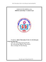 Một số biện pháp tổ chức trò chơi dân gian trong hoạt động đội