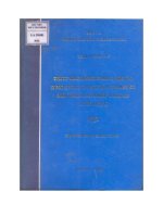 Thiếu máu dinh dưỡng ở trẻ em dưới 5 tuổi và hiệu quả một số biện pháp can thiệp tại 5 xã ở thái bình  trần minh hậu 