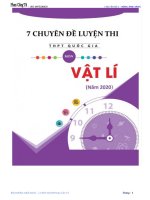 8 CHUYÊN ĐỀ LUYỆN THI THPT.QG RẤT HAY VẬT LÝ