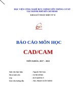 Đồ án CADCAM học viên công nghệ bưu chính viễn thông