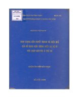 Hàm lượng kẽm huyết thanh và hiệu quả của bổ sung kẽm trong điều trị bệnh tiêu chảy kéo dài của trẻ em hoàng thị thanh 